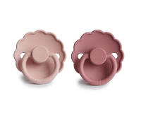 Frigg Fopspeen 0 6 Maanden Daisy Blush/Dusty Rose
