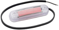 Fristom Markeringslicht Open kabeleinden Markeringslicht Achter 12 V, 24 V Rood Transparant
