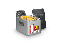 Fritel Turbo SF 4551 zilver grijs Friteuse