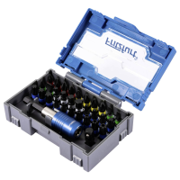 FRITZFURT 6100 3071 Bitset 32 delig Plat, T profiel, T profiel met gat, Inbus, Kruiskop Phillips, Kruiskop Pozidriv Snelle wisselhouder