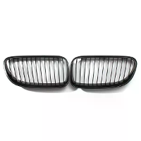 Front Kidney Grille Grills Matte Black for BMW E92 E93 3 Series LCI Face Lift 2DR