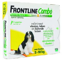 Frontline Combo Hond 40 60 Kg. 3 Pipetten