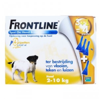 Frontline Spot on Hond S 4 pipetten 5 x 6 pipetten
