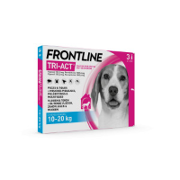 Frontline Tri Act Spot on anti parasiet hond M / 10   20 kg 3 pipetten