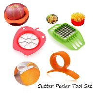 Fruit Vegetable Chopper Cutter Peeler Tool Set
