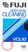 Fuji VHS video head cleaning cassette