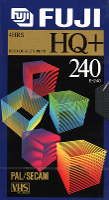 Fuji VHS videoband HQ+ E 240 (1 band) 4 uur