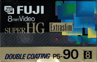 Fuji Video8 cassette P5 90 (Video 8, geschikt voor Hi8)