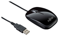 Fujitsu M420 Muis USB Optisch Zwart 3 Toetsen 1000 dpi