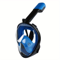 Full Snorkelbril 180° Panoramisch Zicht Veilig Ademhalingssysteem Duikbril Met Diverse Kleuren Verstelbare Bandjes En Ac