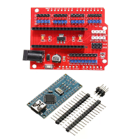 Funduino Nano uitbreidingsbord + ATmega328P Nano V3 Geen Lassen Geekcreit voor Arduino   producten die werken met offici