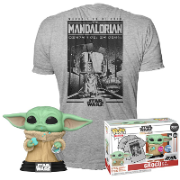 Funko Pop! And Tee: Star Wars, Grogu with Cook