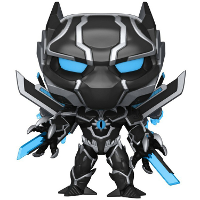Funko Pop! Marvel: Mech Strike Monster Hunters   Black Panther speelfiguur