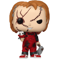 Funko POP Movies: Child's Play   Chucky with Flower (Valentine) speelfiguur
