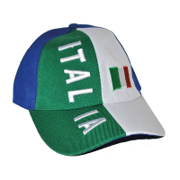 Funny Fashion baseball cap Italie   voor volwassenen   landen/EK/WK   supporters