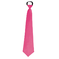 Carnaval verkleed accessoires stropdas   roze   polyester   heren/dames