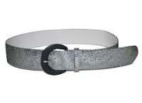Carnaval verkleed glitter riem   zilver   lengte 110 cm   accessoires   volwassenen