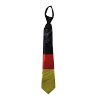Carnaval verkleed stropdas in Duitse vlag kleuren   volwassenen   Oktoberfest   Supporters