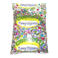 Funny Fashion Confetti   multi color   papier   250 gram   feestversiering   carnaval