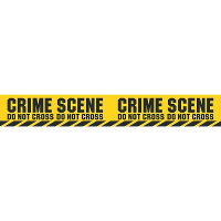 Crime Scene afzetlint/markeerlint   3x   6 meter   Politie/Halloween themafeest   feestartikelen