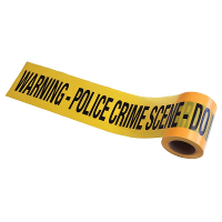 Crime Scene Warning afzetlint/markeerlint   30 meter   Markeerlinten   Politie/Crime themafeest