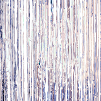 Deurgordijn   metallic zilver   200 x 100 cm   folie   deurversiering gordijn   versiering