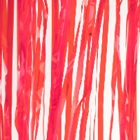 Deurgordijn   transparant rood   200 x 100 cm   folie   deurversiering gordijn   versiering