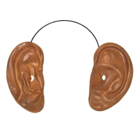 Diadeem met grote oren   14 cm   Carnaval verkleed accessoires