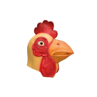 Dierenmasker kip   latex   volwassenen   kippenmasker   feestmasker   Carnaval