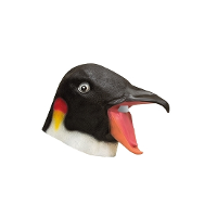 Dierenmasker Pinguin   van latex   volwassenen   verkleed masker   kapje