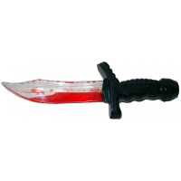 Funny Fashion Dolk met bloed   25 cm   kunststof   Halloween verkleed wapen
