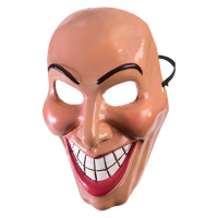 Grijnzende vrouw verkleedmasker   kunststof   volwassenen   bejaarde / Sara / Heks / Oma   carnaval