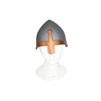 Grijze ridder verkleed soldaten helm   voor volwassenen   van kunststof   Ridders thema