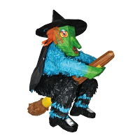 Heksen Halloween pinata   48 x 45 cm   verjaardag   papier   vullen en kapot slaan