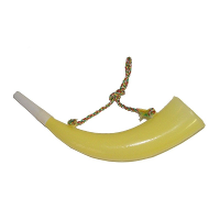 Jachthoorn toeter voor Oktoberfest/Alpen   plastic   30 cm   feestartikelen