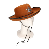 Funny Fashion Kinder verkleed cowboyhoed   bruin   Carnaval sheriff hoeden