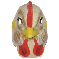 Kip/kippen dieren verkleed masker   voor volwassenen   plastic   hoofdmakser