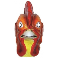Kippen of Hanen verkleed dieren masker   voor volwassenen   plastic   met elastiekje