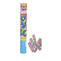 Party popper/confetti shooter   verjaardag 30 jaar   papier   multi kleuren   40 cm