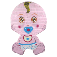 Pinata van papier   Baby geboren thema   42 x 28 cm   Feestartikelen babyshower