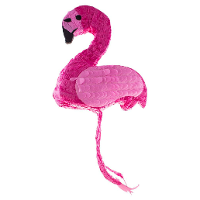 Pinata van papier   Flamingo thema   48 x 40 cm   Feestartikelen verjaardag