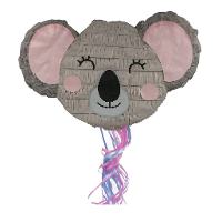 Pinata van papier   Koala beer thema   42 x 25 cm   Feestartikelen verjaardag