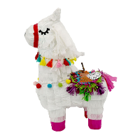 Funny Fashion Pinata van papier   Lama thema   42x35 cm   Verjaardag