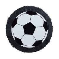 Pinata van papier   Voetbal thema   50 x 50 cm   Feestartikelen verjaardag