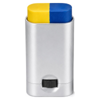 Schmink stift in landen vlag kleuren   Zweden/Oekraine feest/verkleed thema