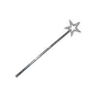 Speelgoed toverstafje   ster   zilver   kunststof   36 cm