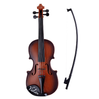 Speelgoed viool voor kinderen   bruin   42 x 15 cm   muziekinstrumenten