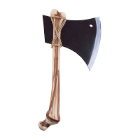 Speelgoed wapen   bijl   37 cm   kunststof   verkleedaccessoires