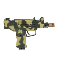 Speelgoed wapens   Uzi machinepistool   camouflage   23 x 14 cm   plastic