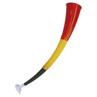 Supporters blaastoeter   Belgi?   Rood/geel/zwart   kunststof   56 cm